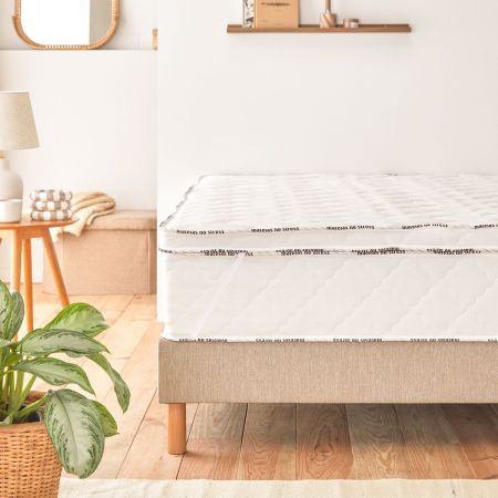 Sur Matelas 100x190 en Mousse à Mémoire de Forme 