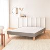 Sommier tapissier 120x190 gris foncé