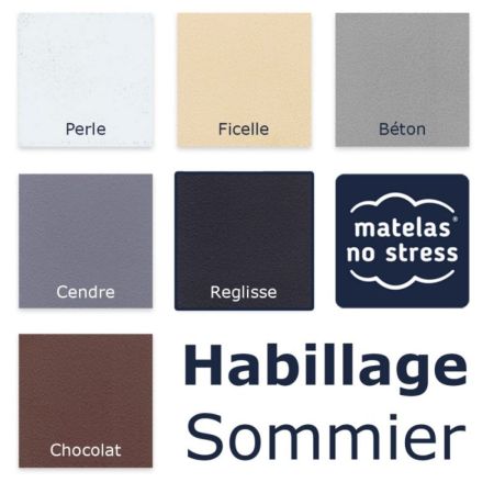 Sommier Déco 100x220 Relaxation Electrique