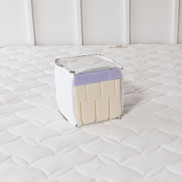 Matelas en latex et mousse mémoire 120x190 pour soutien orthopédique