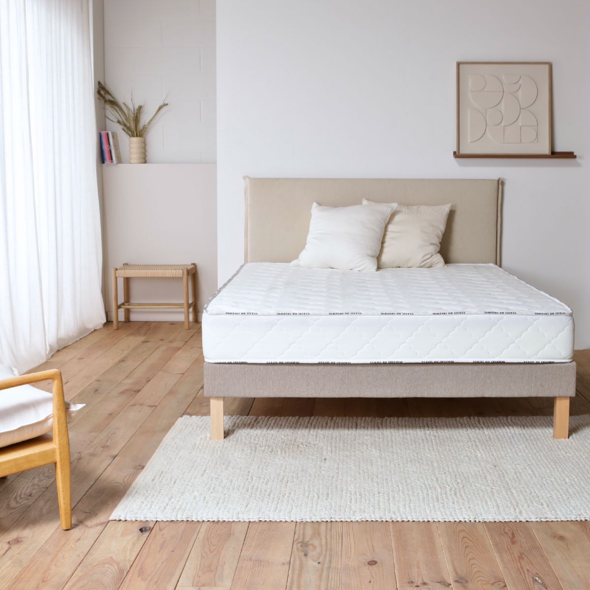 Matelas orthopédique double confort 140x200 pour dos et cervicales Matelas orthopédique double confort 140x200 pour dos et cervicales
