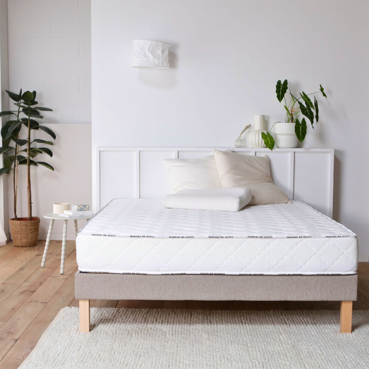 Matelas latex naturel et mémoire de forme avec 5 zones de confort pour un soutien optimal