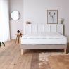 Matelas 140x190 latex 5 zones ferme avec mousse à mémoire de forme moelleuse