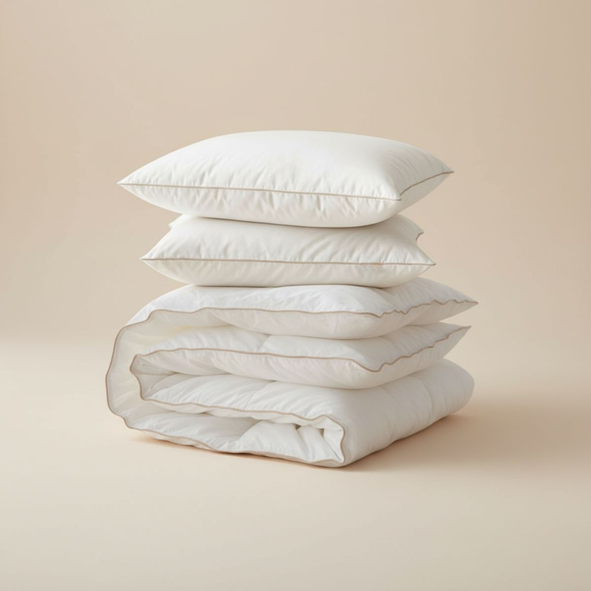 Pack couette et oreillers gonflants sensation duvet