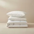 Pack couette et oreillers naturels en plume et duvet