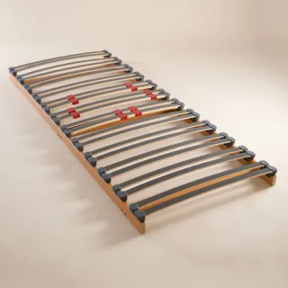 Sommier cadre à lattes sans pied