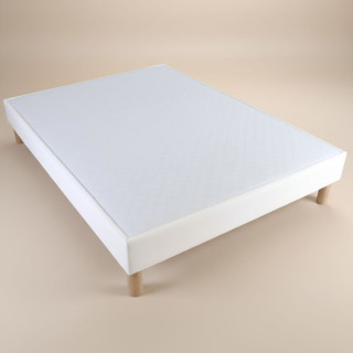 sommier blanc 140x190 tapissier