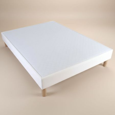 sommier blanc 140x190 tapissier