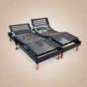 Sommier électrique relaxation déco - Coloris Wenge