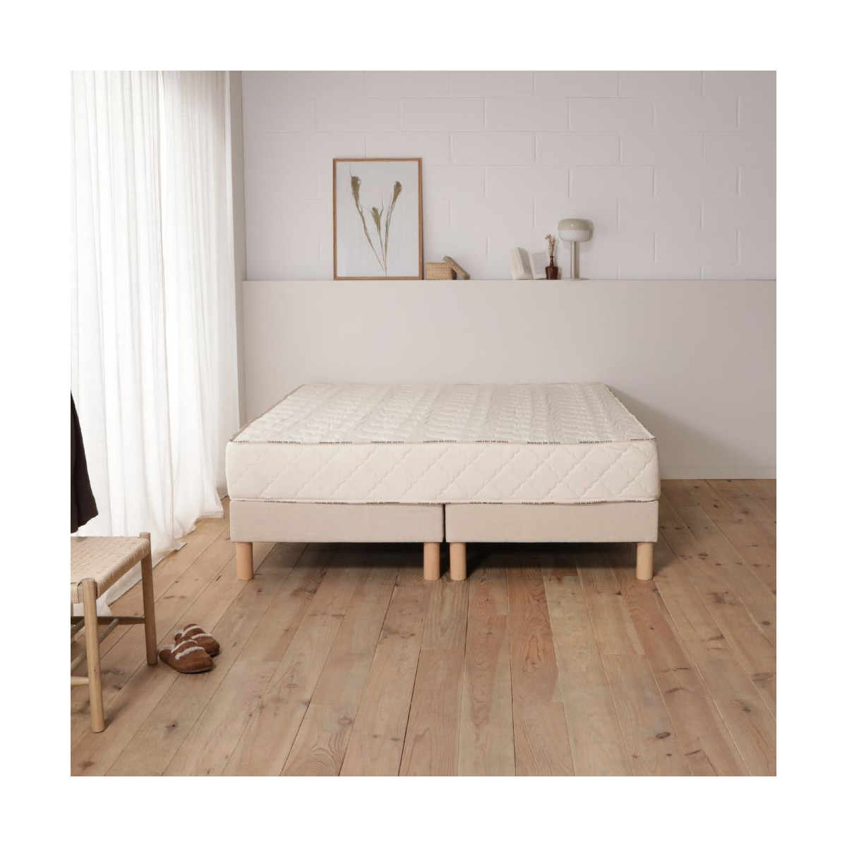 Matnext Airflow ECO Surmatelas 15 Mm Fibres Coco + Latex Naturel – Aération & Anti-Moisissure 140x200 Cm