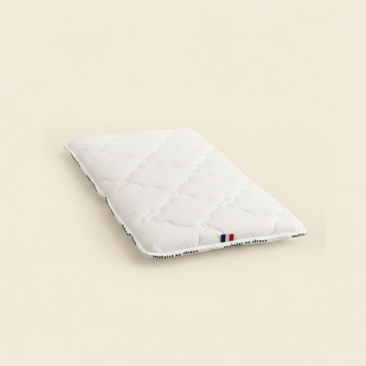 Matelas bébé sur mesure rectangulaire en bambou fabriqué en France