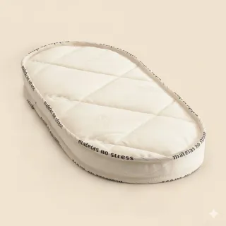 Matelas bébé sur mesure confort douillet ovale