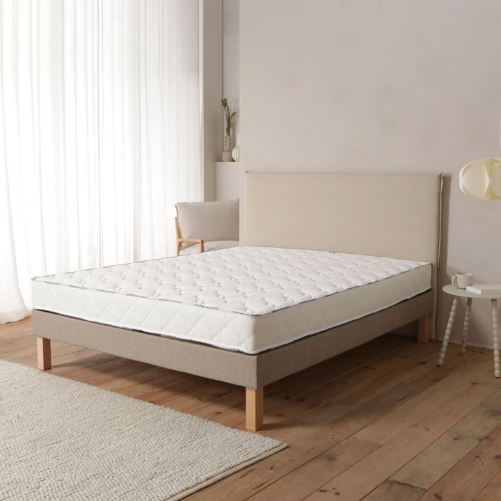 Matelas latex naturel enveloppe bambou ultra douce
