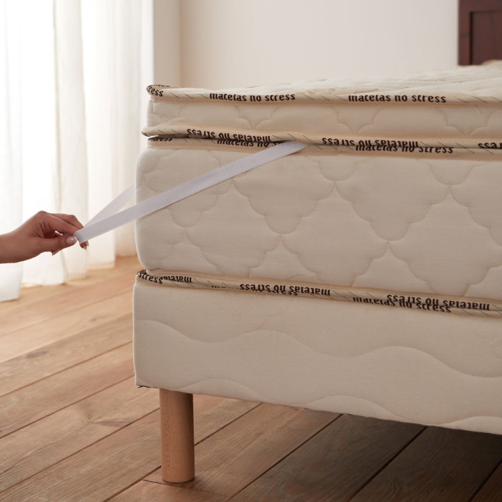 Surmatelas naturel très ferme maintien elastique