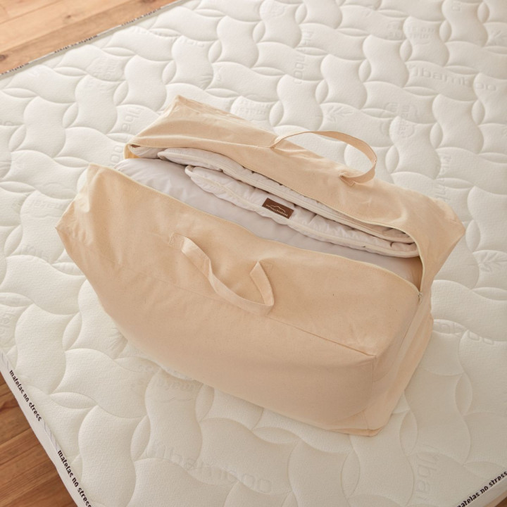 housse de rangement couette en coton