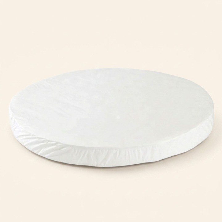 Alèse ronde imperméable en molleton gratté 100 % coton
