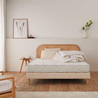Ensemble Matelas Sommier + Couette & Oreiller
