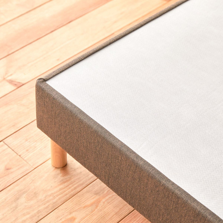 Sommier tapissier tissu déco lattes passive