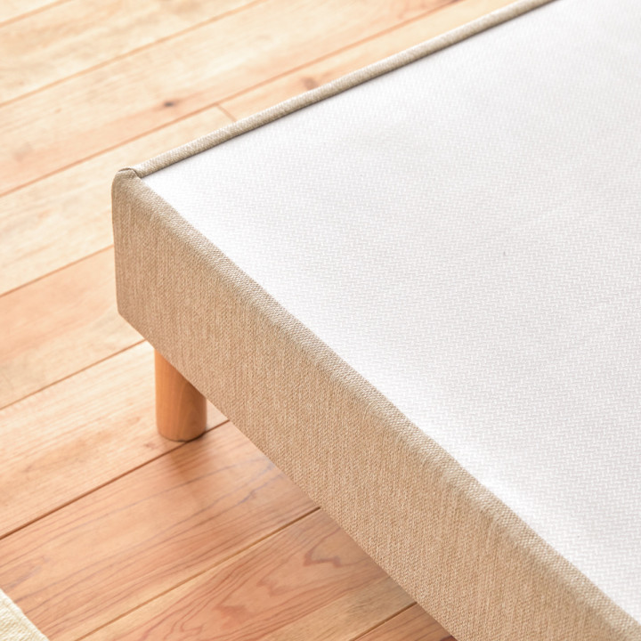 Sommier tapissier tissu déco lattes passive