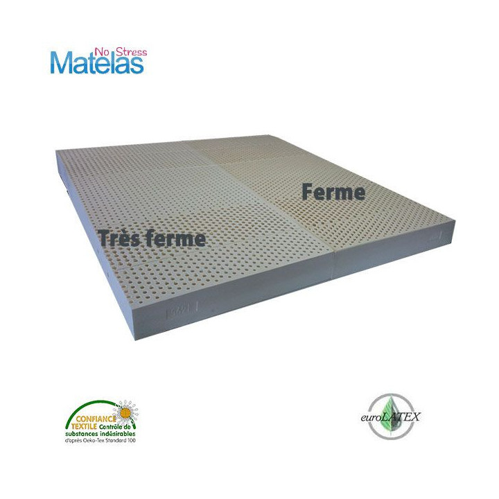 Le matelas latex bi confort ferme très ferme