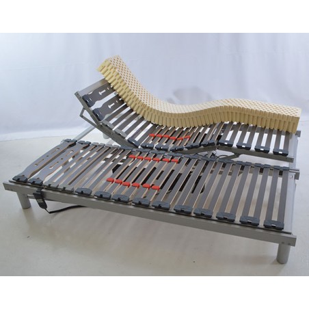 Sommier de Relaxation Electrique 90x220 Encastrable Gris Sommier de Relaxation Electrique 90x220 Encastrable Gris