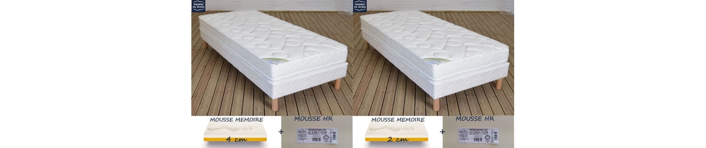 Matelas memoire de forme 200x200