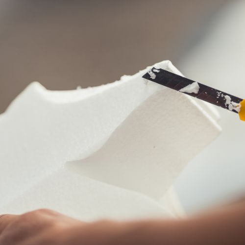 Couteau électrique mousse