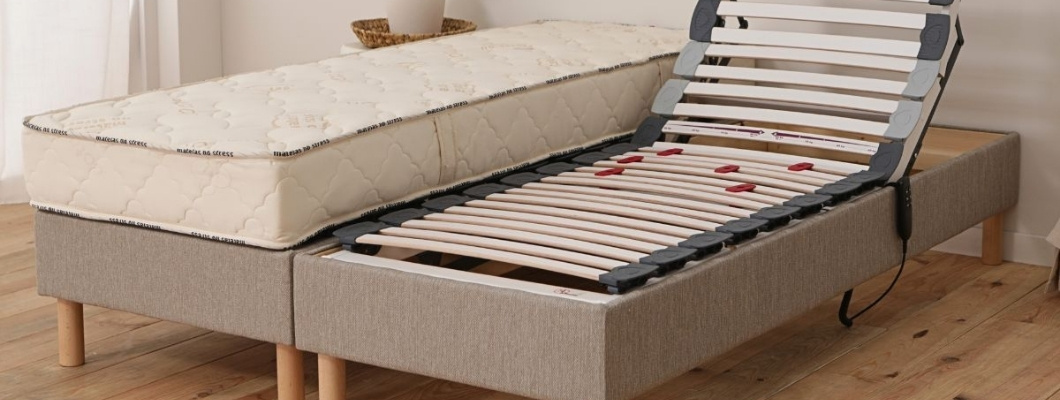 bannière matelas sommier électrique