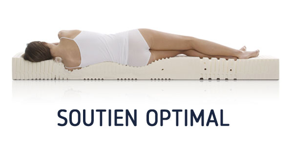 matelas au confort progressif et soutien du latex