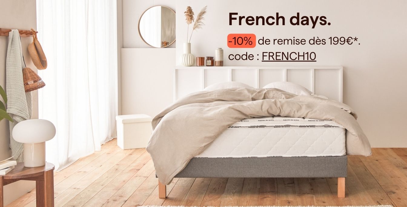 offre french days 2025 matelas nostress