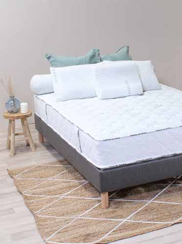 Matelas ecospring ressorts latex naturel