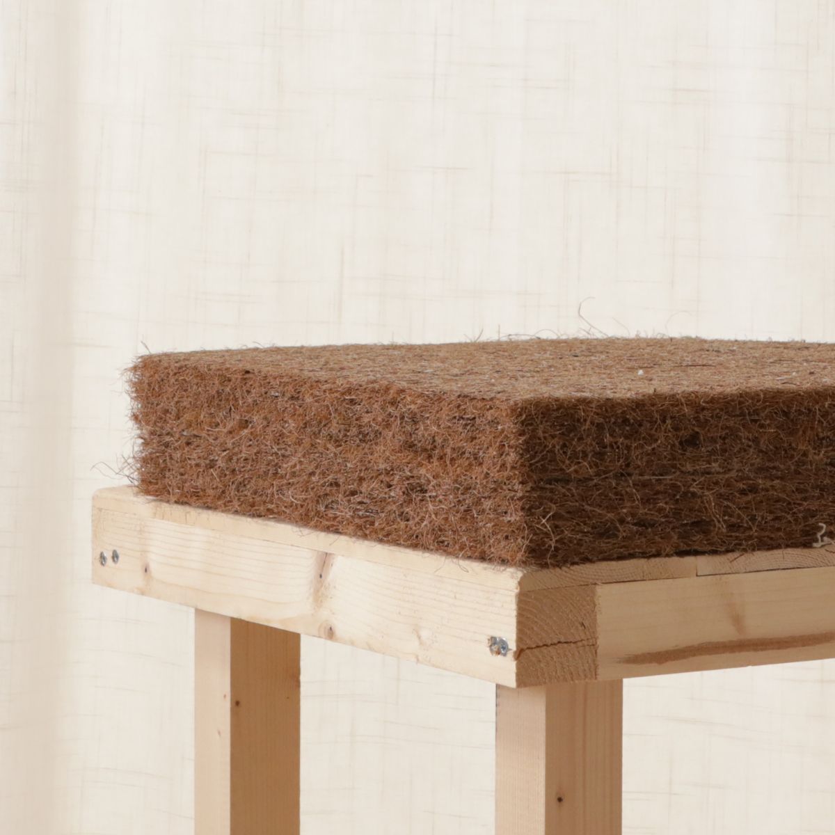 Plaque fibre de coco naturelle 8 cm sur-mesure