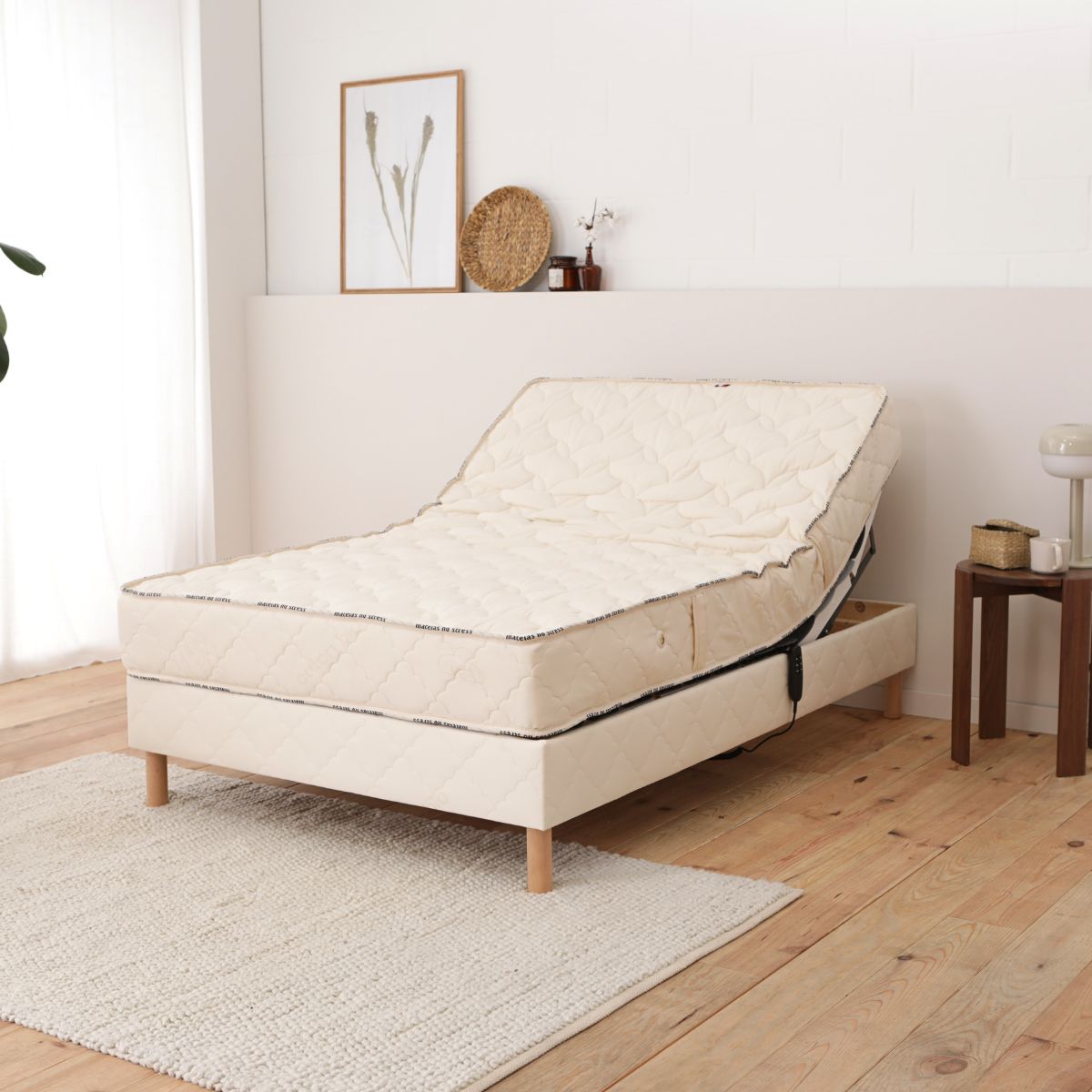 Pack sommier électrique et matelas latex