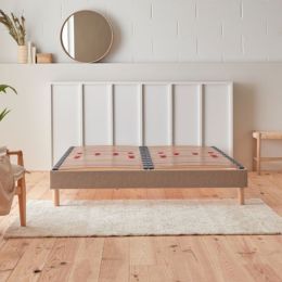 Sommier bois naturel hêtre