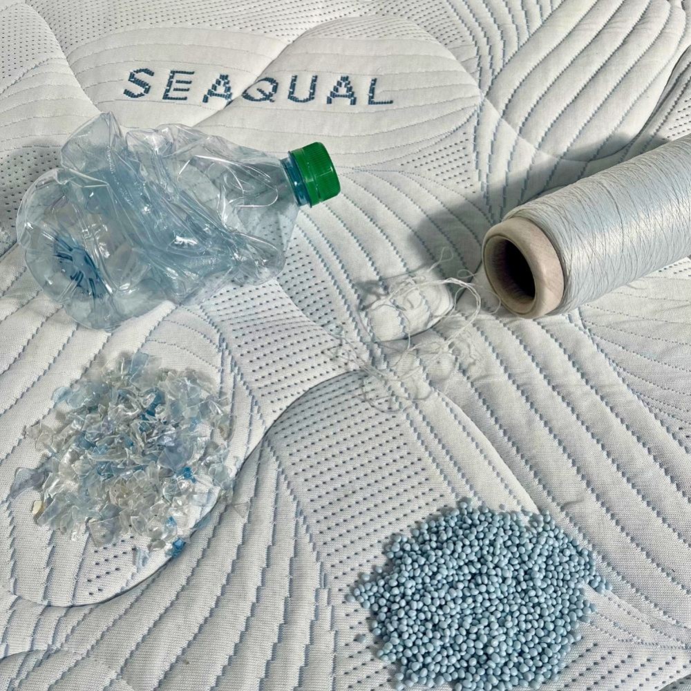 Seaqual, une matière en fibre recyclées 